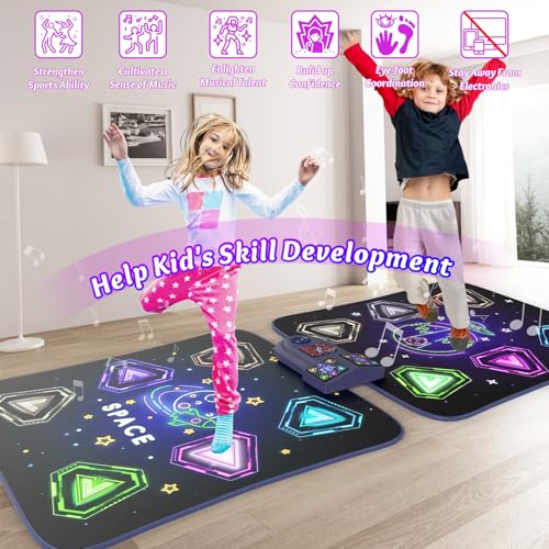 Image of Kids Dance Mat,Toys for Kids Age 3-12,Gifts for 3+ Year Girls Boys Toddlers