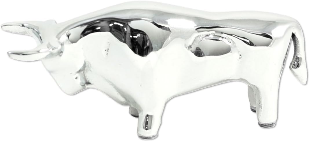 Silver Bull Paperweight, D022