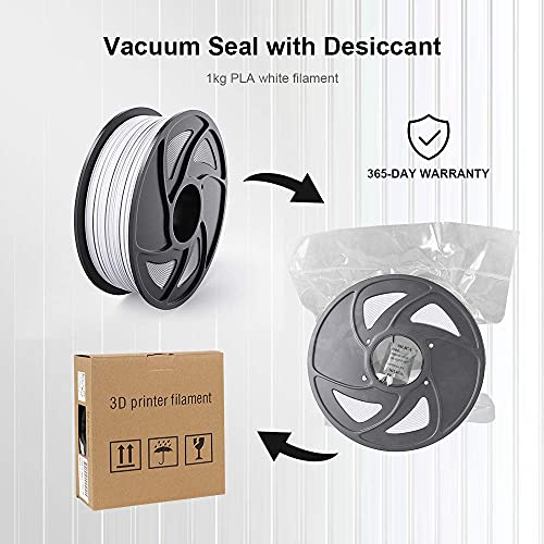 Anet 3D PLA 1KG 1.75mm Bianco PLA Filamento