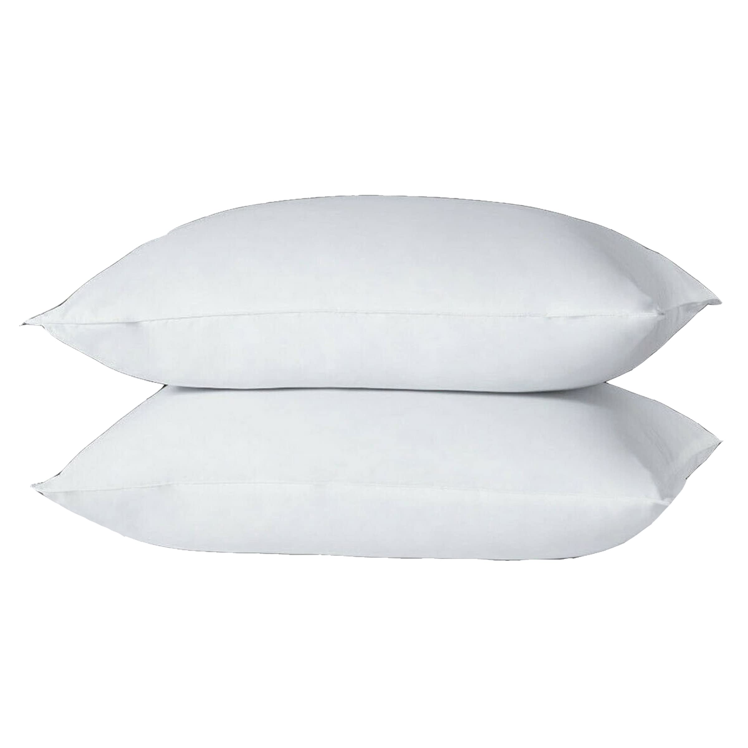 Textile Wise Pillows Pack of 2 Standard Size Super Deluxe Bounce Back Pillow - Extra Soft Hollowfiber Filling Hotel Quality Comfortable Bed Pillow for Sleeping - 50x75 cm