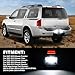 litzland LED License Plate Light Tag Lamp Assembly Compatible with Nissan Navara D40 Frontier 2007-2015 Armada 2008-2016 LED Number Plate Lamps Fit for Suzuki Equator 2009-2012