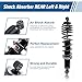 KLV Front Left Right Monotube Gas Shocks Absorber Compatible with 2017-2021 Can-Am Defender HD5 2017-2021 Can-Am Defender HD8 MAX HD8 Base DPS XT HD10 706202602 2 pcs