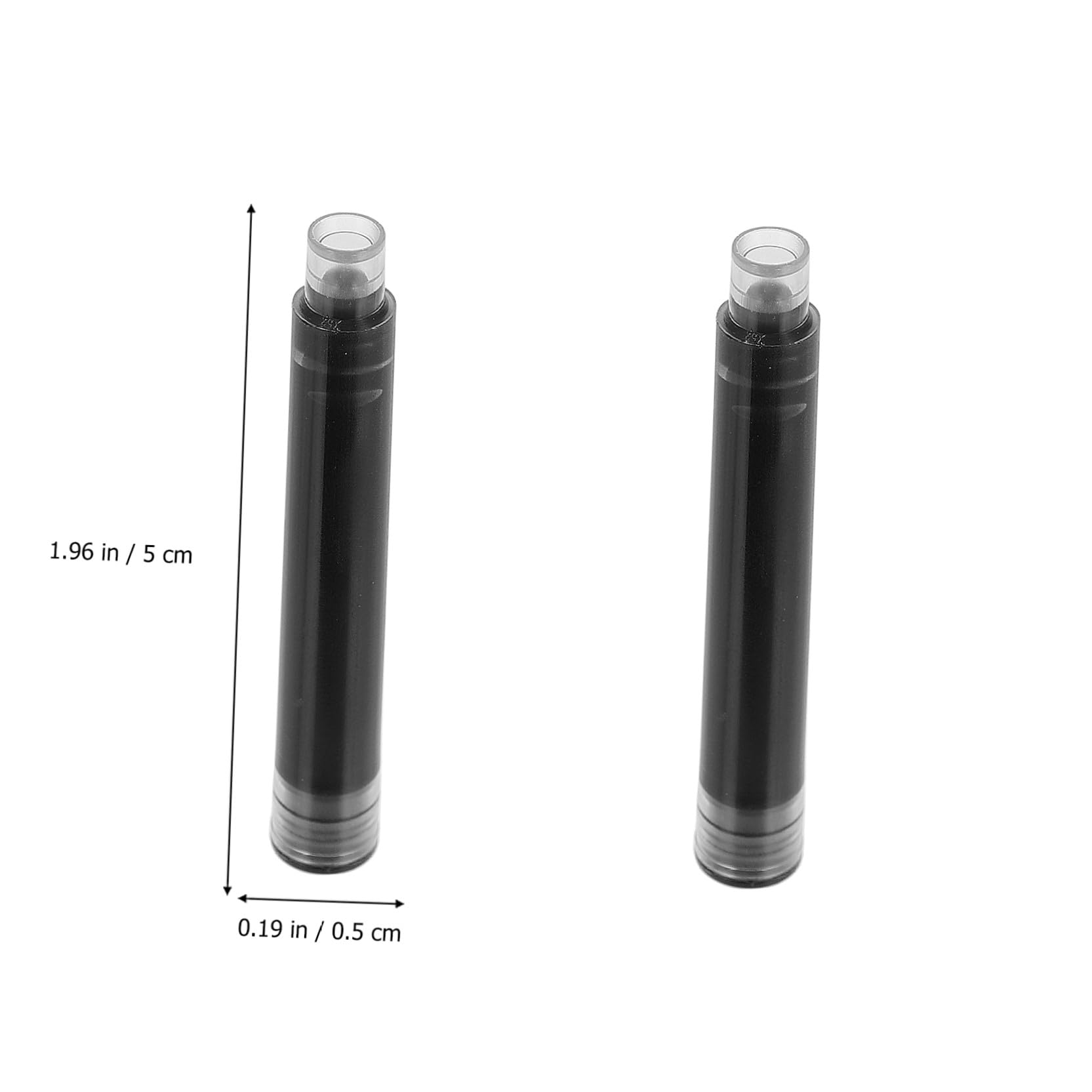 DOITOOL 3 Set Ricariche Per Penne Stilografiche Professionali Nero Fluido Set Per Ufficio E Scuola Facili Sostituire E Portatili 100 Pezzi * 3