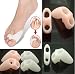 Produktbild careforyou® Upgraded 2 nd Generation Weiches Silikon Schiene Pad entzündeten Fußballen Zwei Zehen Straightener Querstange Corrector Displayschutzfolie Einstellknopf Trenner Fuß Schmerzlinderung Unisex für moderate Hallux Valgus