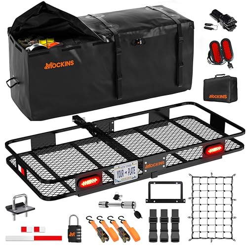 Mockins 500 Lb Cap All-Weather Folding Luggage Rack for SUV Car & Truck
