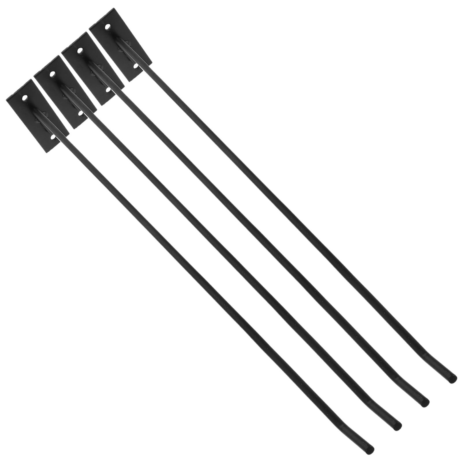 Soporte de pared para balones de yoga HOMSFOU estante de hierro con 4 bandejas onduladas 8