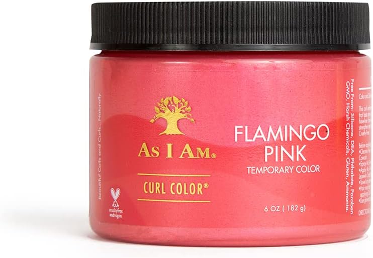 Curl Color - Flamingo Pink - 6 oz - Temporary Color Gel - Vegan & Cruelty Free