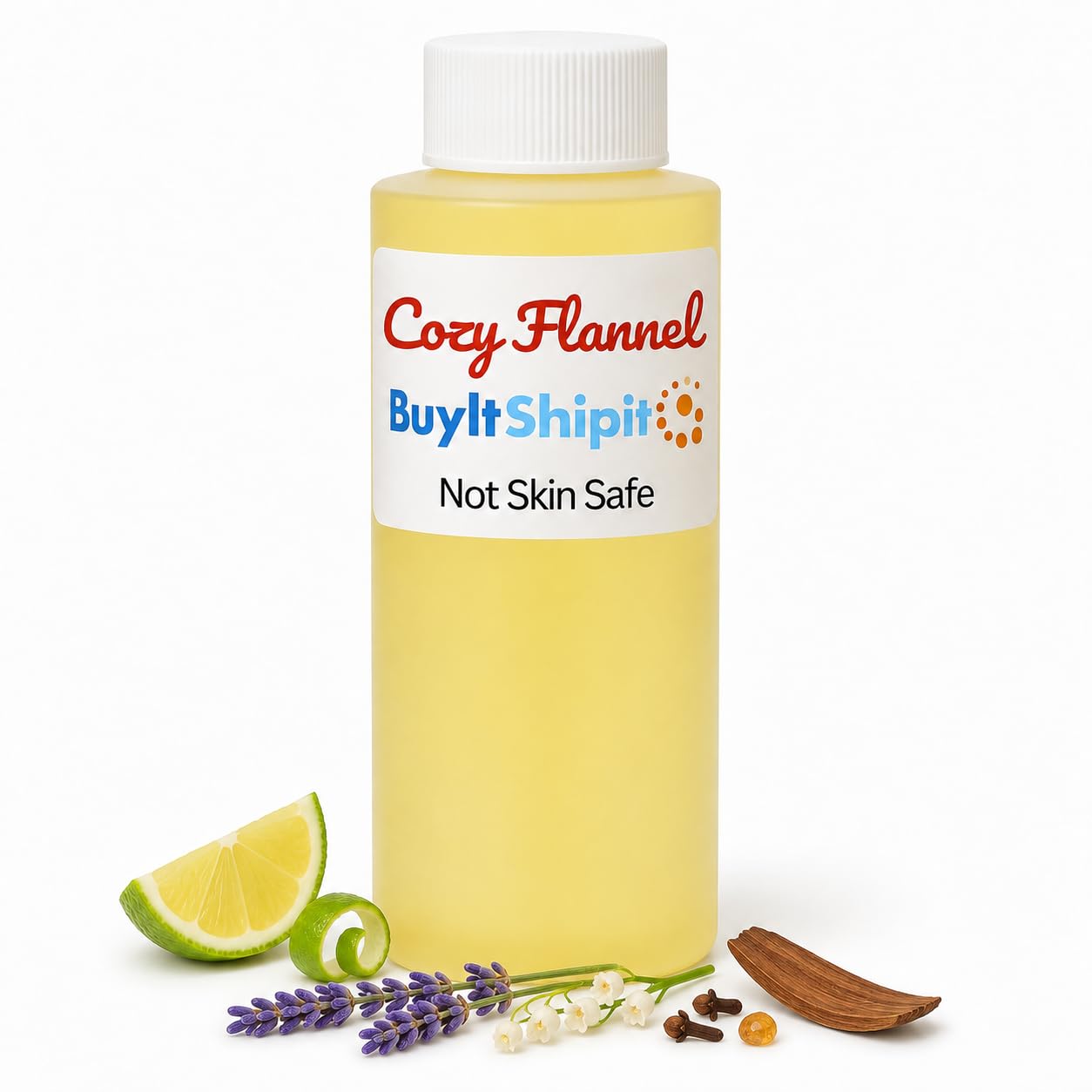 Scented Oil for Candle Making, Freshies, Crafts | Cozy Flannel, 8 oz