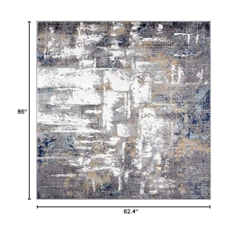 Tapete decorativo LUXE WEAVERS gris 5x7 pies miniatura 2
