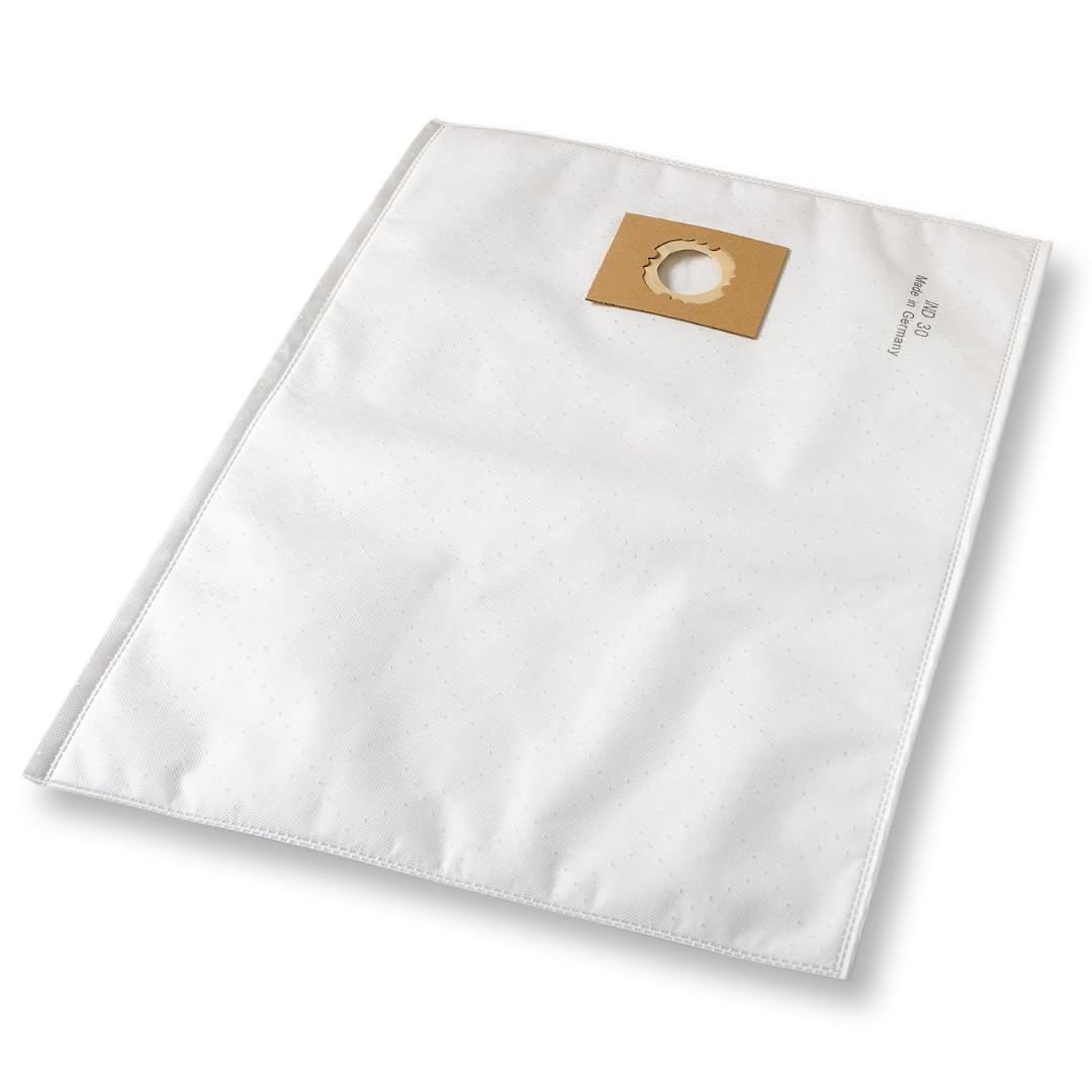30x Premium Vlies Staubsaugerbeutel geeignet für Parkside - PPWD 30 A1 / PPWD30 B2 - "Made in Germany", 30 Liter Fassungsvermögen, reißfest, mehrlagiges Mikrovlies, passgenau