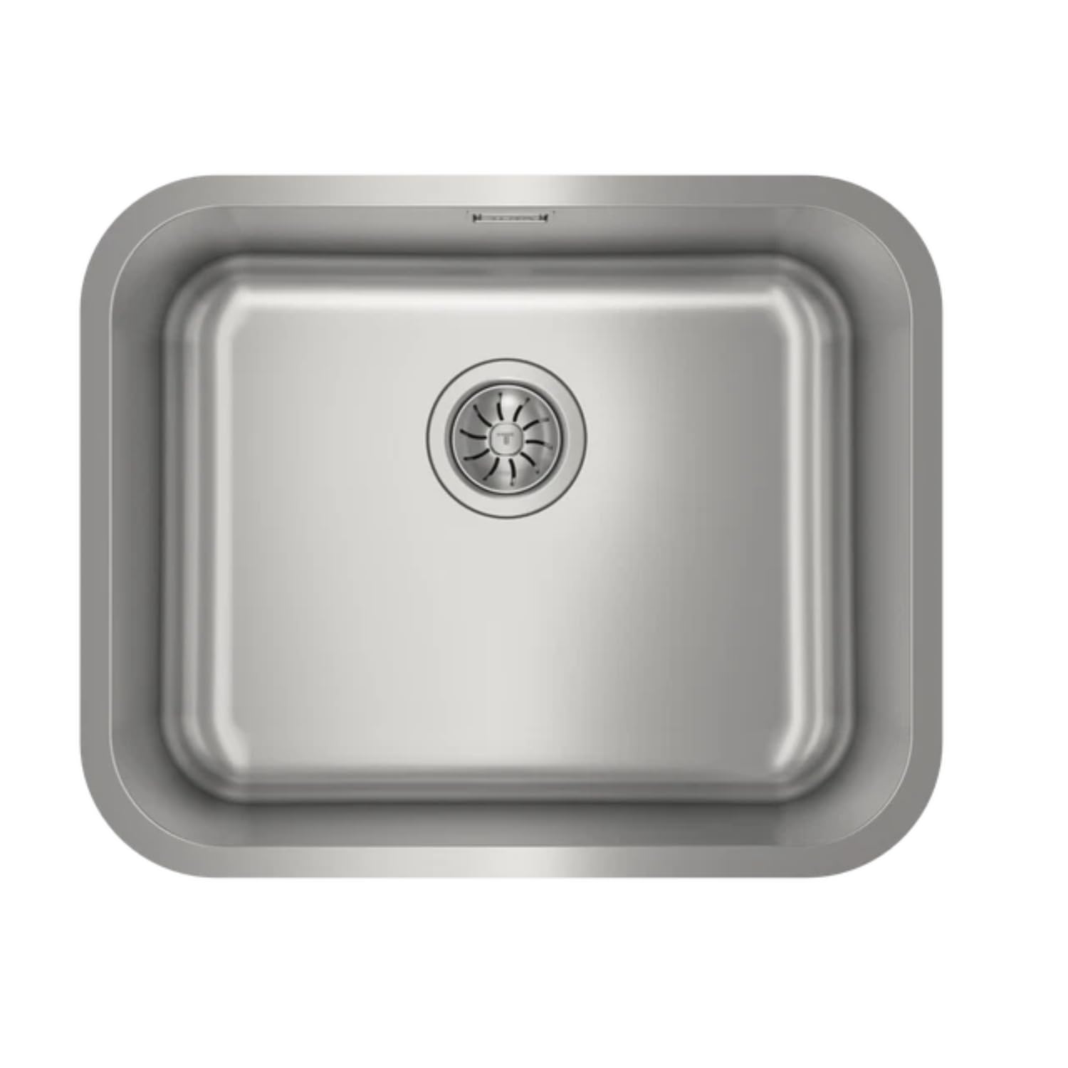 TEKA Fregadero 1 Cubeta Acero Inoxidable, Triple Instalación, Desagüe Manual con Cestilla HelixPRO, Profundidad 20cm, Mueble 60cm, Modelo BET 504020 Plus