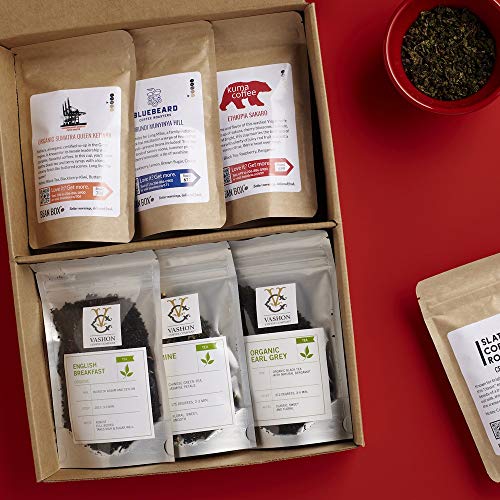 Bean Box - Coffee and Tea Gift Box (Whole Bean, 4 Coffees + 4 Teas) - Thumbnail 3