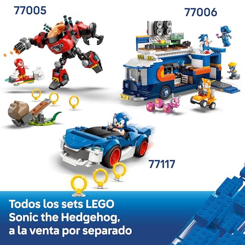 Regalo Gamer para Niños de 8 Años LEGO Sonic Coche de Silver y Knuckles 6