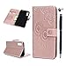 Produktbild Vogu'SaNa HandyHülle für Samsung Galaxy A7 2018, A750 Eule Hülle Case Leder Cover Flipcase Schutzhülle Schutz Etui Brieftasche Flipcover Tasche mit Ständer und Magnetverschluss