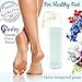 GLADZY Czech Glass Foot File Callus Remover – Double Sided Etched, Different Grit Coarse & Fine Surfaces for Hard Skin & Cracked Heels, Professional Pedicure Tool, Washable Reusable, Made in EU