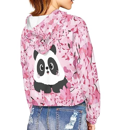 Qznuberone Moletom feminino de manga comprida com estampa de moda infantil moletom com capuz solto o