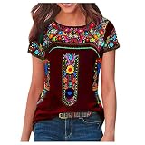 Gilets Damen Weites Tank Shirt Tunika Dünner Festival Basic V Ausschnit Leibchen Woman Bedrucken Ärmellos Homewear Soft Rot