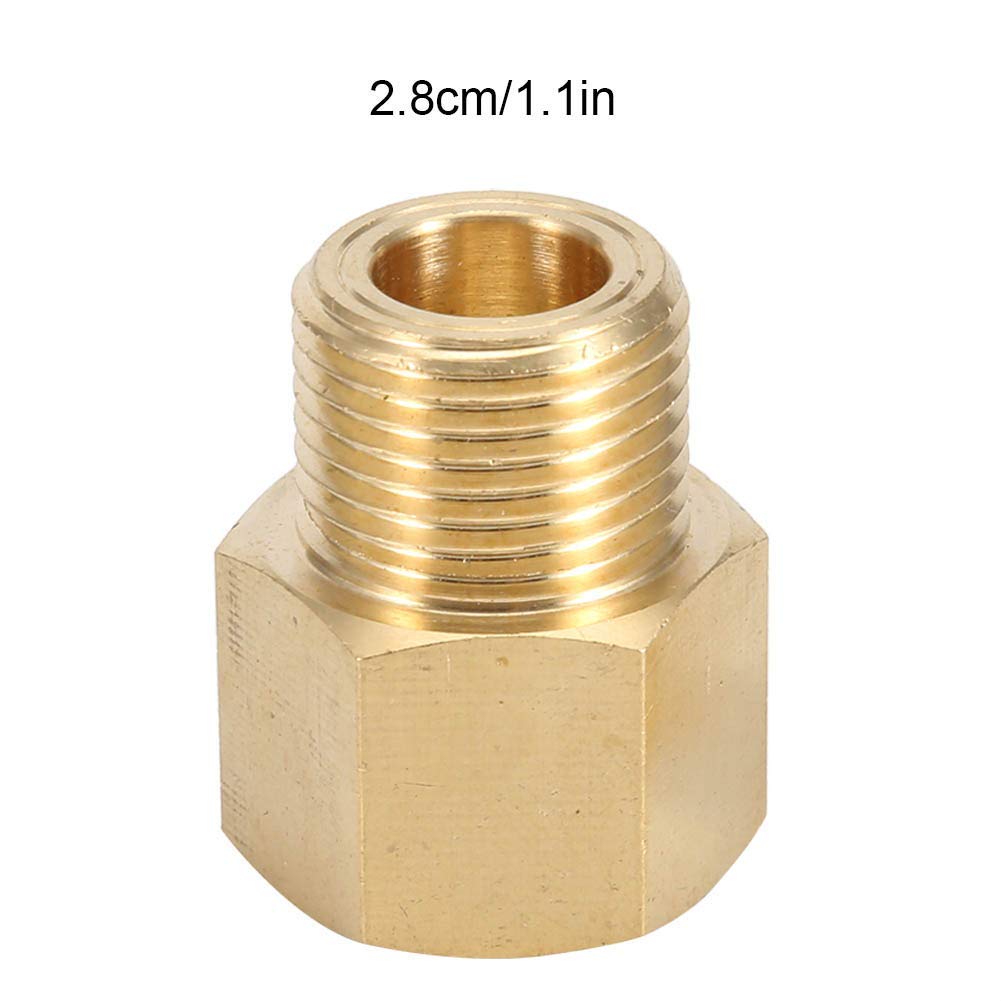 Adapter Butli CO2, Mosiężny Zbiornik Butli W21.8 CGA320 Adapter Adaptera Regulatora Złącze Adaptera Złącze Zbiornika Akcesoria Konwertera (Konwertuj W21.8 na CGA320)