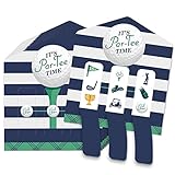 Big Dot of Happiness Par-Tee Time - Golf - Birthday or Retirement Party Game Pickle Cards - Pull...