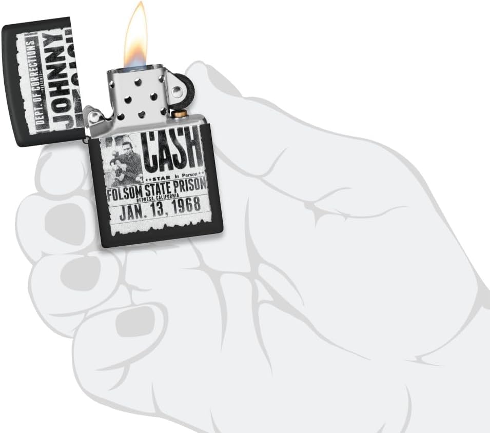 Encendedor Zippo personalizado negro mate con grabado miniatura 5