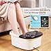 RIGHTMELL Foot Spa Bath Massager with Heat, Epsom Salt,Bubbles, Vibration and Red Light, Tub for Stress Relief,Foot Soaker, Birthday Gifts for Mom Dad Women Men Her Him