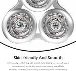 SH98 Replacement Heads suitable for Electric Shavers - Compatible with Series 9000 (S9xxx) - Dual Stainless Steel Blades-Electric Shaver Replacement Head for Men, Silvery