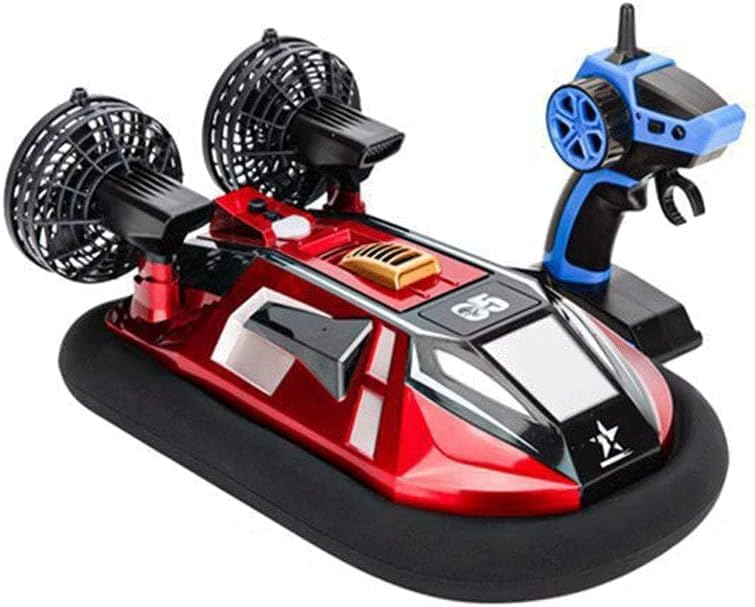 RC Boat Amphibious Hovercraft - High Speed Waterproof Interactive Toy for Kids - 2.4G Remote Control Ship for Parent-Child Play - Great Gift for Adults and Children