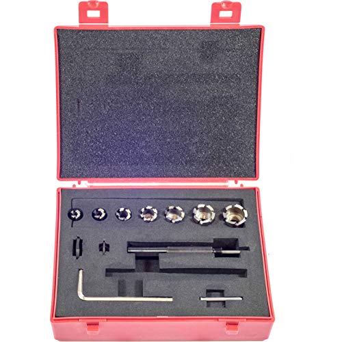 Rotabroach Mini Cutter 1/2" Drill Set - RK603 Magnetic Drilling Annular HSS Cutting Drill Bit Kit with 1/2" Chuck with Sizes 6.4-12.7mm