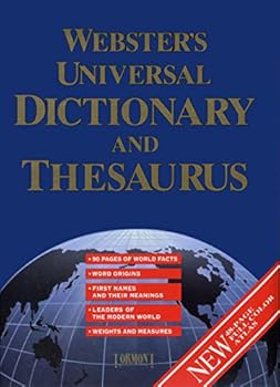 Hardcover Webster's universal dictionary & thesaurus Book