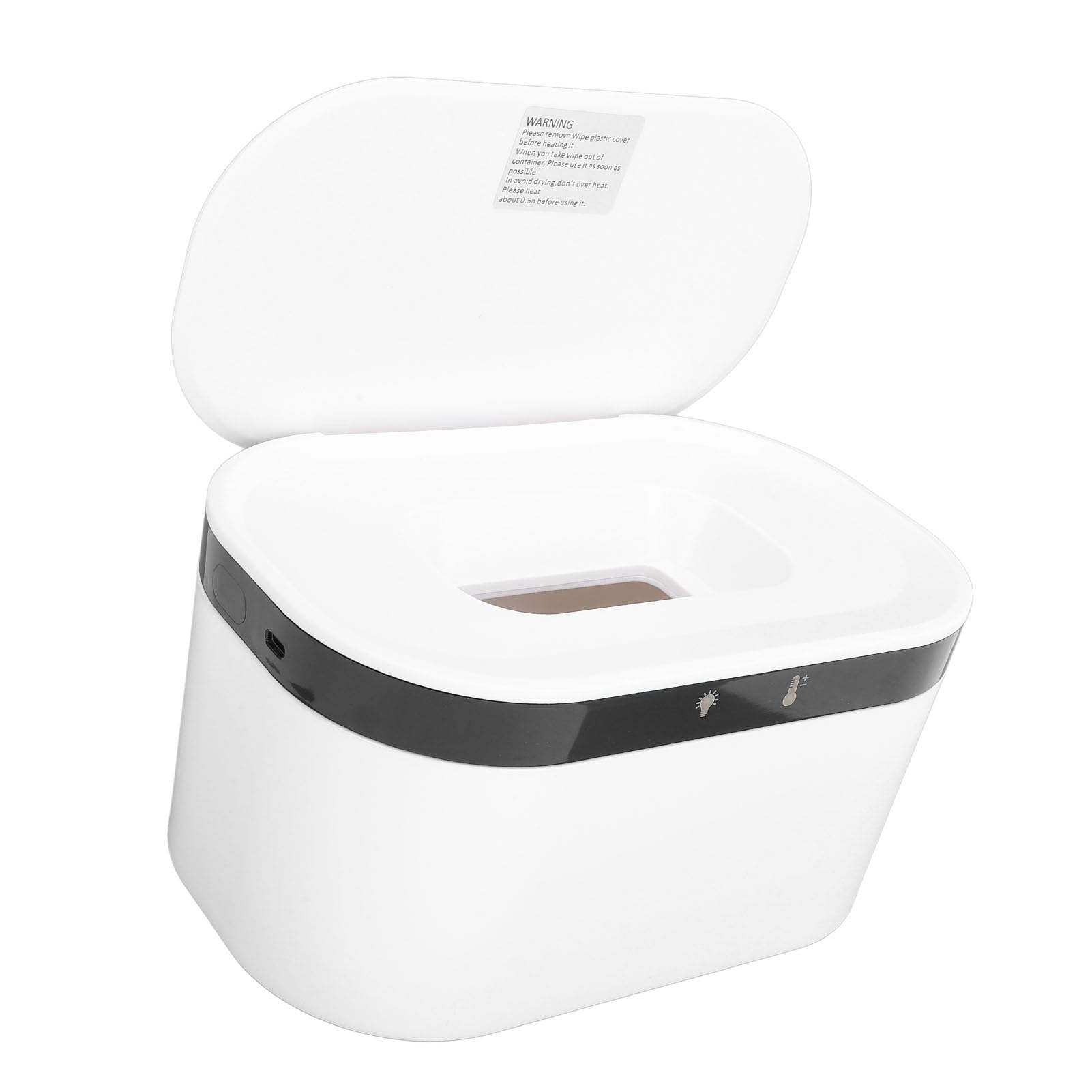 Topiky Scaldasalviette per Neonati e Dispenser per Salviette Umidificate per Neonati con Luce Notturna, Riscaldatore per Salviette Umidificate a Temperatura Costante Alimentato Tramite