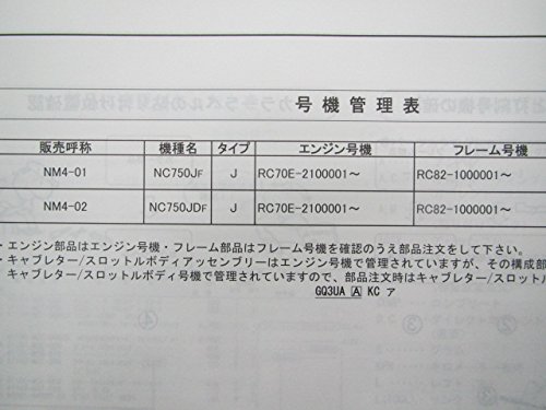 Amazon.co.jp: 中古 ホンダ 正規 バイク 整備書 NM4-01 NM4-02 パーツ