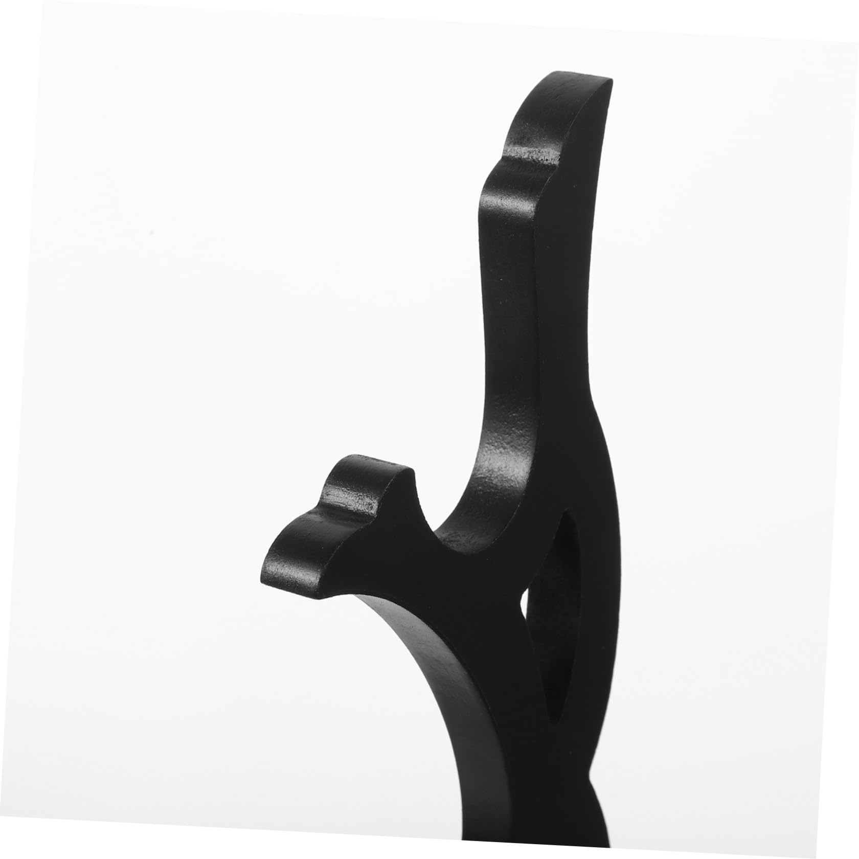 KOMBIUDA Soporte de Espada de Varias Capas de Madera Negro para Escritorio | Diseño Hueco Forma de Dragón, Apto y Cuernos, Uso en Mesa y Obsequio de Festival