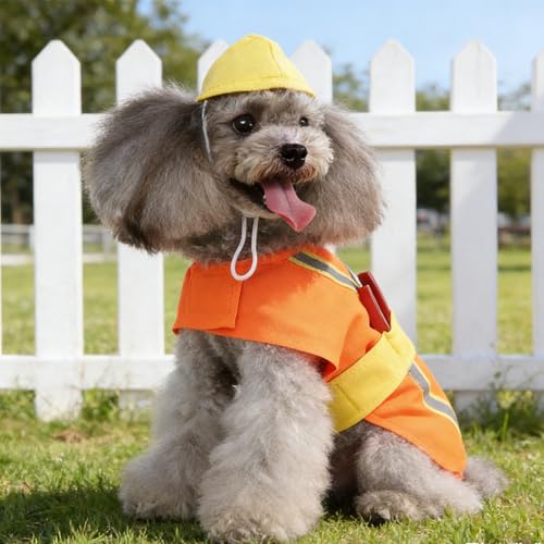 Disfraz para perro talla XL con apariencia de ingeniero miniatura 6
