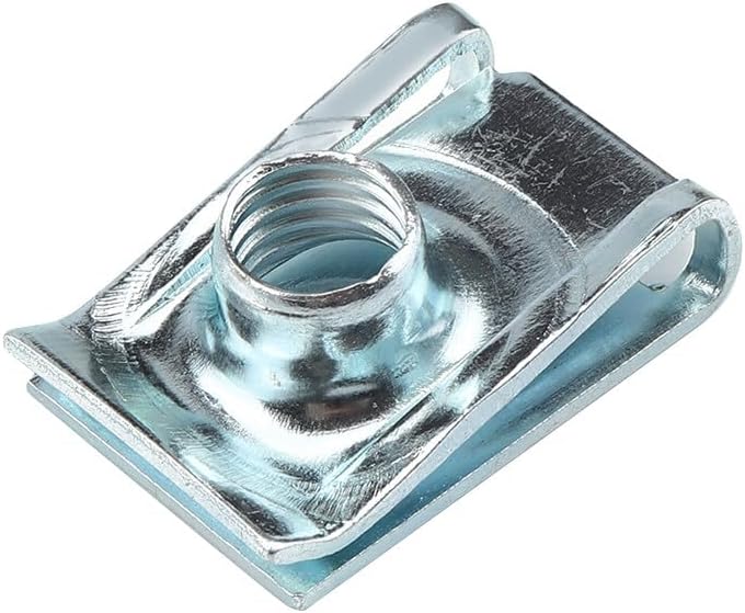 Thread Clip Nut Set M4 M5 M6 M8 Stainless Steel Tin Nut Snap Nut U Type Thread Tin Nut Set for Interior Automotive