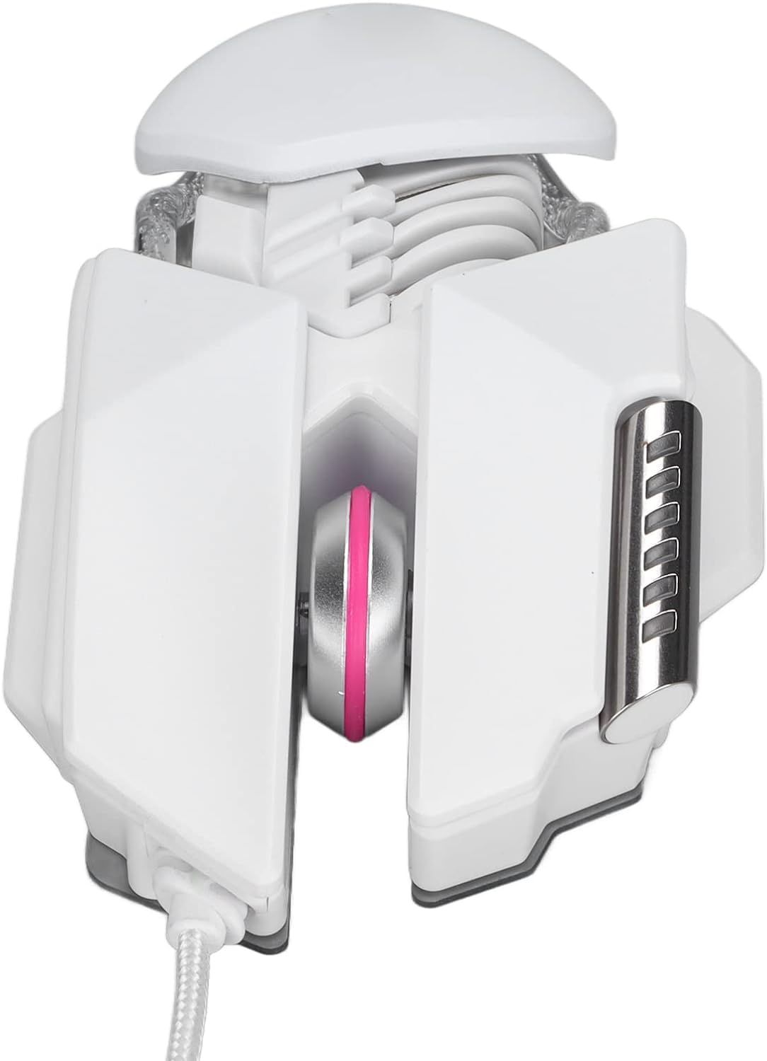 Mouse cablato, programmazione macro di gioco for mouse RGB con regolazione retrattile 'ala 'orecchio for Gaming/574