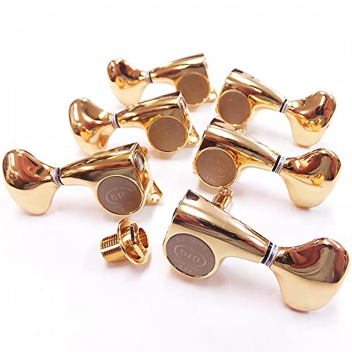 GOTOH SGL510Z MG L5 GG L3 R3 ゴールド マグナムロック 両側 ギター ペグ 6個セット 【Ebiオリジナルピック付】