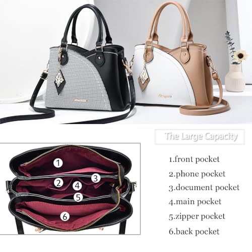 Image of Purses and Handbags Top Handle Satchel Shoulder Bags Tote Bag for Ladies