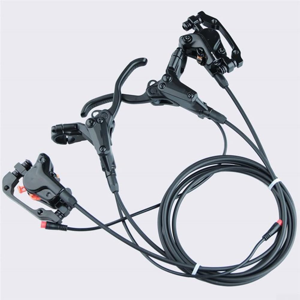 Set freno a disco idraulico Power Off Dual Pinza Leva SM Interfaccia Anteriore Posteriore 140mm 160mm 180mm 203mm Disco Compatibile Split Mount Maniglia Antiscivolo per