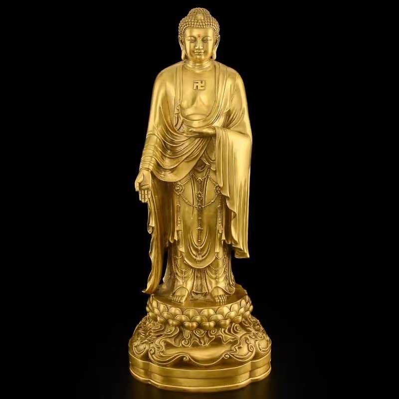 仏陀　仏像 阿弥陀如来座像 阿弥陀仏 真鍮　ブロンズ　座像 Amazon｜仏像 阿弥陀如来 立像 真鍮 仏様 仏壇 モダン仏壇 仏事 法事