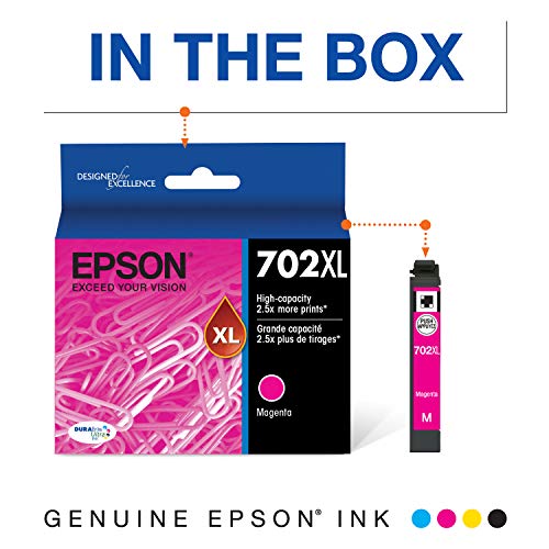 image for Epson T702XL320 DURABrite Ultra Magenta High Capacity Cartridge Ink