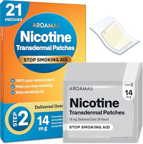 Nicotine Patches to Help Quit Smoking, Stop Smoking - Delivered Over 24 Hours Nicotine Transdermal...