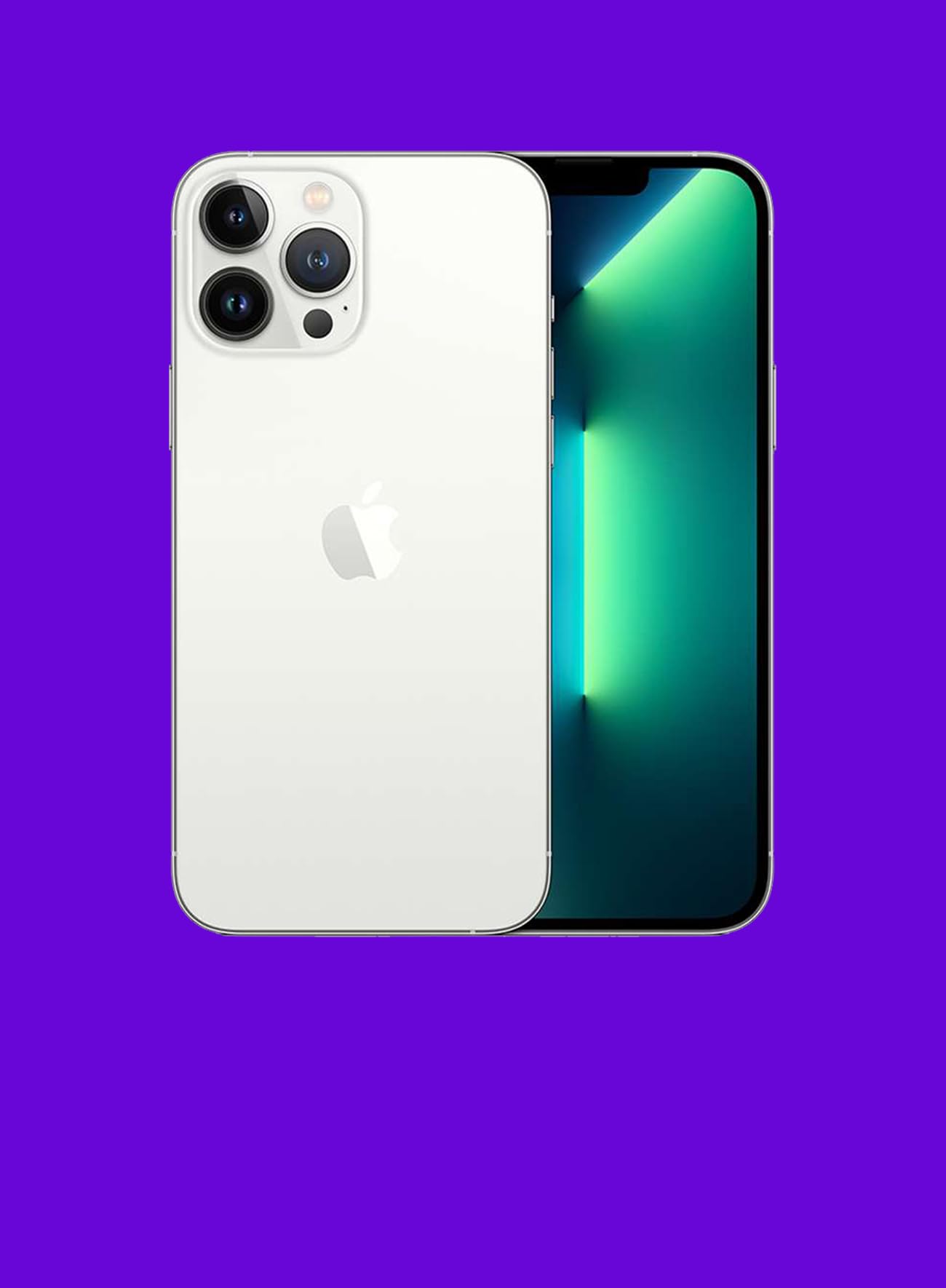 Used Mobile i-Phone 13 Pro Max Silver 256GB (Like New) Unlocked For All Networks