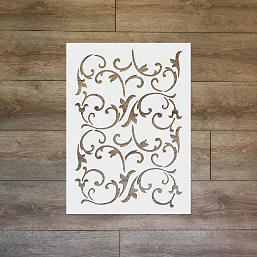 Stencil floreale Elements Bordure (195 x 270 mm)