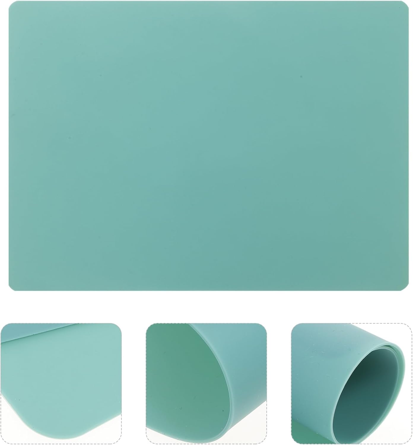 High-temp Silicone Rubber Sheet Multi-purpose Gasket Material for Baking Writing Dough Rolling and Crafts Lightweight Easy to Cut Heat Resistant