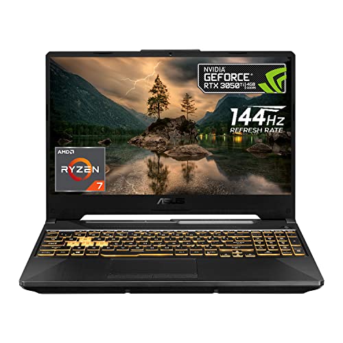 ASUS-TUF-A15-Gaming-Laptop-156-FHD-144Hz-Screen-AMD-Ryzen-7-4800H-GeForce-RTX-3050-Ti-64GB-RAM-512GB-SSD-2TB-SSD-Webcam-RGB-Backlit-Keyboard-Wi-Fi-6-Windows-11-Home-Black