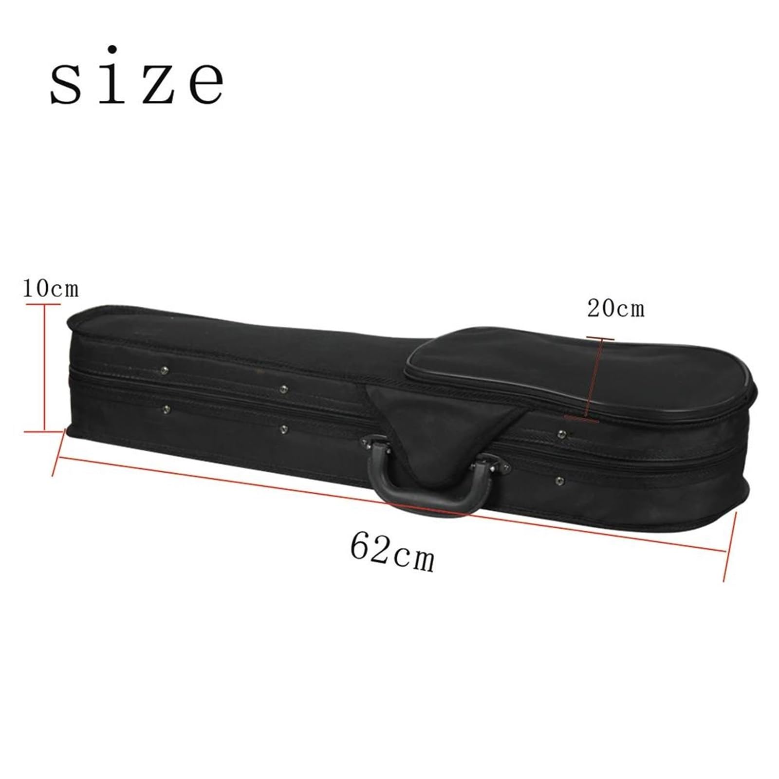 Kit Di Violino Professionale Violino Acustico In Legno Massello Per Strumento A Corda Di Violino Nero 1/8 Con Scatola Di Accessori Per Strumenti Musicali