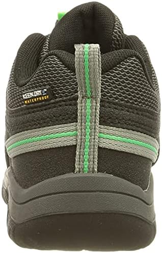 KEEN Little Kid's Targhee Low Height Waterproof Hiking Shoe, Steel Grey/Irish Green, 9 LK (Little Kid) US | Image 2