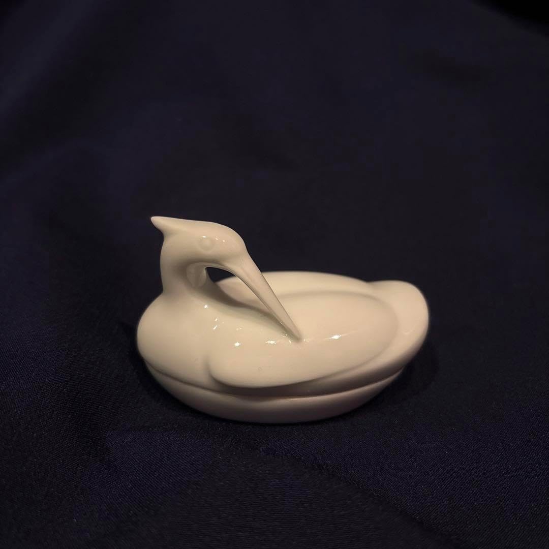 茶道具 香合 柿右衛門 白磁鷺 【公式通販】
