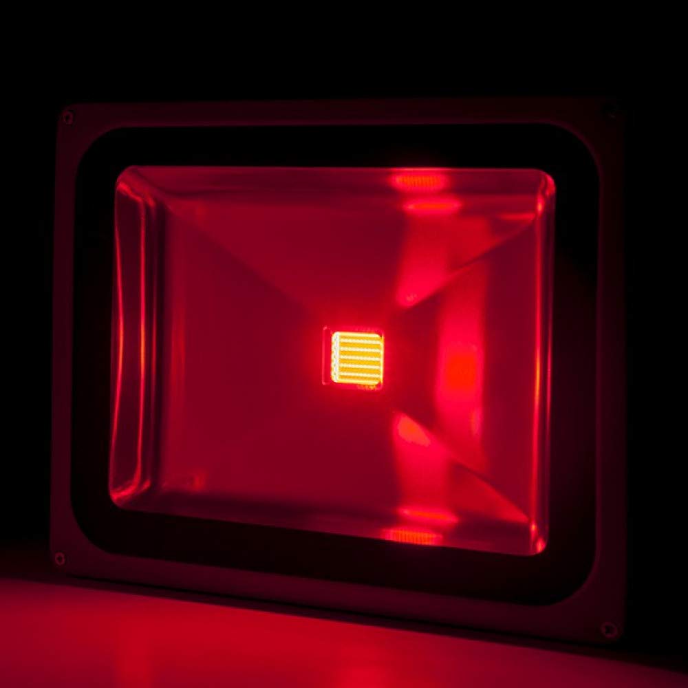 Foco Proyector LED 50W 4.250Lm IP65 Brico Rojo 40.000H [BQFS29050B-R] | Greenice