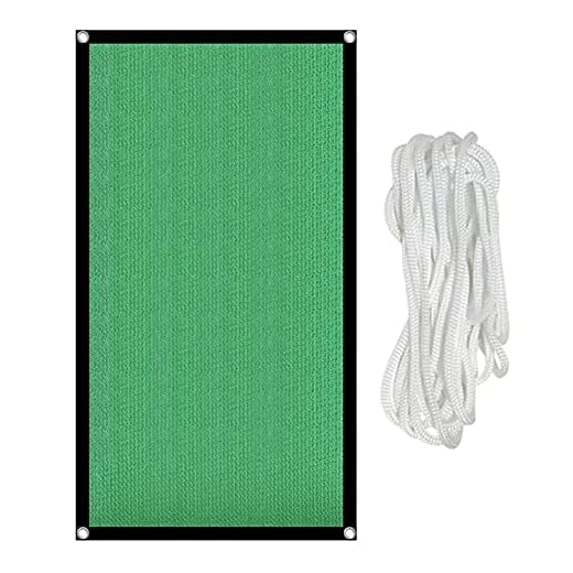 Toile d'Ombrage Ajourée, Toile D'Ombrage, Voile D'Ombrage Rectangulaire, Tissu d'ombre verte Jardin Etanche Shade Shade UV Résistant